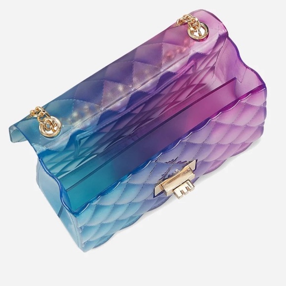 Jilly & Ally Quilted Umbra Jelly Crossbody - Picture 2 of 5